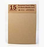 SO: Hairy Manilla Recycled Card Sheets (15 pcs)