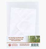 50 x Greeting Card Blanks and C6 Envelopes - White 50 x Greeting Card Blanks and C6 Envelopes - White