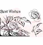 SO: Woodware Clear Stamps 3.5x5.5 Sheet - Rose Corner Aspects