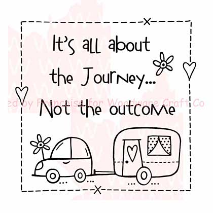 Woodware Clear Stamps 3.5x3.5 Sheet - Lifes Journey