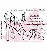 SO: Woodware Clear Stamps 5.5x3.5 Sheet - Large Shoe