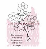 Woodware Clear Stamps 5.5x3.5 Sheet - Bubble Bloom Julie