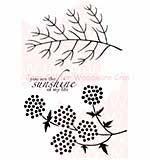 SO: Woodware Clear Stamps 3.5x5.5 Sheet - Berries and Branches 1