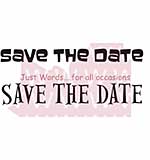 Woodware Clear Stamps 2.5x1.75 Sheet - Save The Date