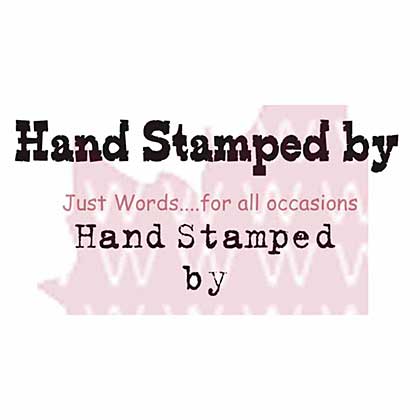 Woodware Clear Stamps 2.5x1.75 Sheet - Hand Stamped By