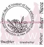 Bouquet Of Best Wishes - Woodware Clear Magic Stamps