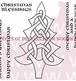 Celtic Tree - Woodware Clear Magic Stamps