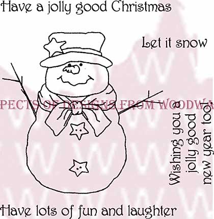 Mr Frosty - Woodware Clear Magic Stamps