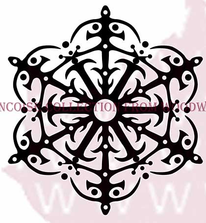 SO: Fancy Snowflake - Woodware Clear Magic Stamps