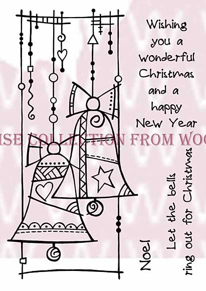 SO: Christmas Bells - Woodware Clear Magic Stamps