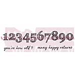 Numbers - Woodware Clear Magic Stamps