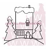 The House On The Hill - Woodware Clear Magic Stamps