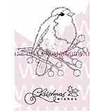 SO: Fluffy Robin - Woodware Clear Magic Stamps