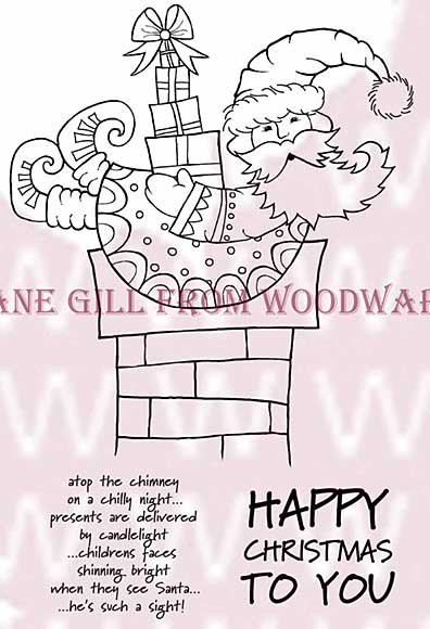 SO: Christmas Delivery - Woodware Clear Magic Stamps
