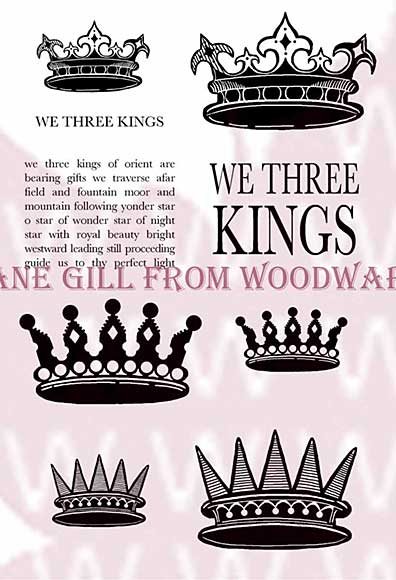 We Three Kings - Woodware Clear Magic Stamps