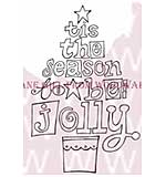 Jolly Tree - Woodware Clear Magic Stamps