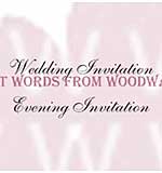 Wedding And Evening Invitations - Woodware Clear Magic Stamps