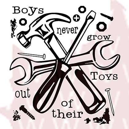 SO: Woodware Clear Stamps - Boys Toys