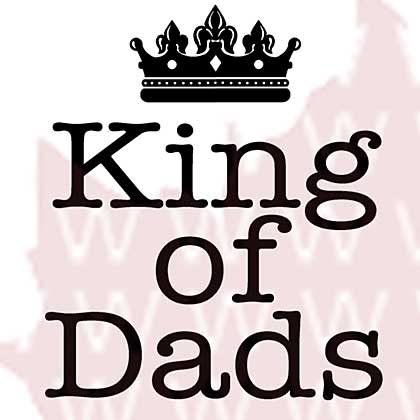 Woodware Clear Stamps - King Of Dads