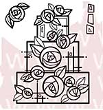SO: Woodware Clear Stamps - Wedding Cake