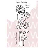 SO: Woodware Clear Stamps - Wire Roses