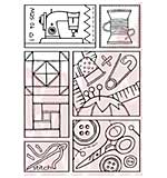 Woodware Clear Stamps - Sewing Sampler