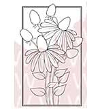 Woodware Clear Stamps - Cone Flower