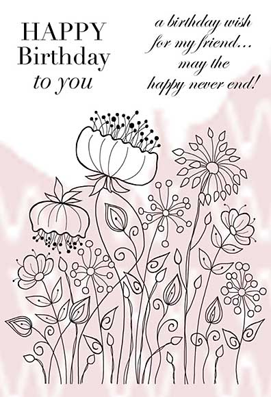 SO: Woodware Clear Stamps - Meadow Flower
