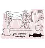 SO: Woodware Clear Stamps - Sew Wonderful