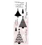 SO: WA16 Woodware Clear Stamps - Christmas Trees