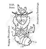 SO: Woodware Clear Magic Stamps - Cosy Stocking [WW1806]