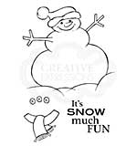 Woodware Clear Magic Stamps - Chunky The Snowman [WW1806]
