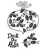 Woodware Clear Magic Stamps - Deck The Halls [WW1806]