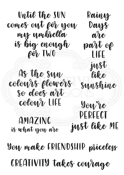 You\'re Perfect, Woodware Clear Singles Stamp [1019]