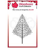 SO: Woodware Clear Singles Mini Wide Twiggy Tree Stamp (3.8 x 2.6)