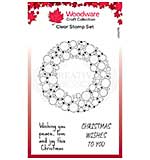 Woodware Clear Singles Bubble Holiday Wreath Stamp (4 x 6)