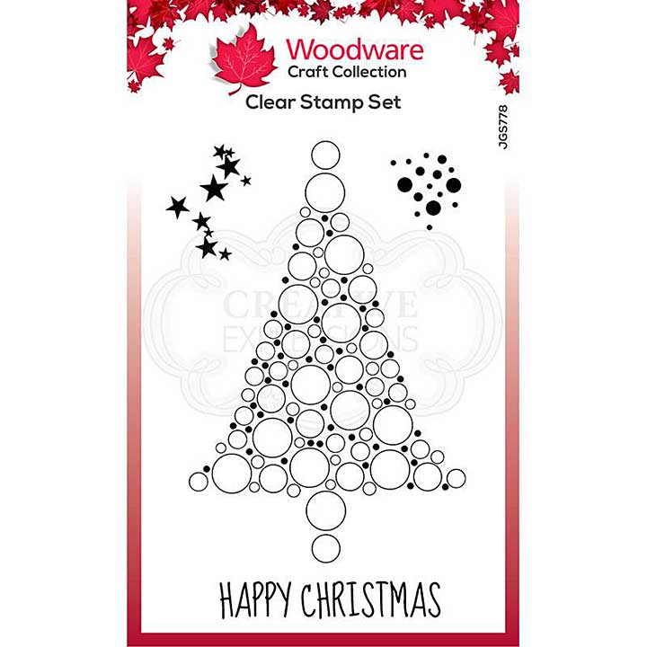 SO: Woodware Clear Singles Bubble Spruce Stamp (4 x 6)