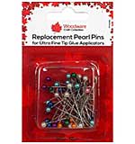 Woodware Stainless Steel Pearl Pins 38mm pk 50