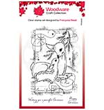 SO: Woodware Clear Singles Baby Deer Stamp (4x6)