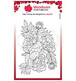 Woodware Clear Singles Camellia Spray Stamp (4x6)