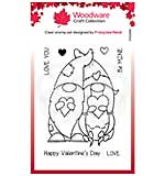Woodware Clear Singles Valentine Gnome Stamp (4x6)