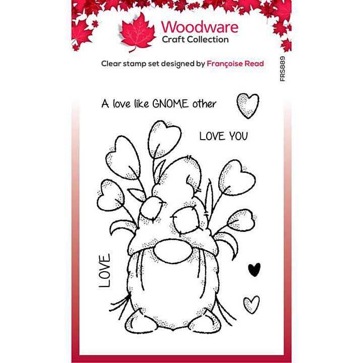 SO: Woodware Clear Singles Love Gnome Stamp Set (4x6)