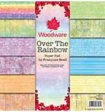 Woodware Francoise Read Over The Rainbow 8 in x 8 in Paper Pad