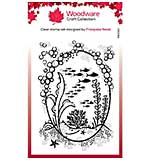 SO: Woodware Clear Singles Underwater Oval Frame Stamp Set (4 in x 6 in)