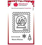 Woodware Clear Singles - Snow Globe Stamp (3x4 Stamp)