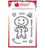 Woodware Clear Singles - Gingerbread Man (3x4 Stamp)