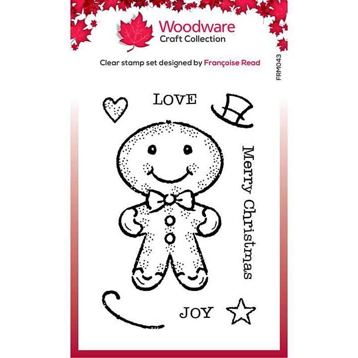 SO: Woodware Clear Singles - Gingerbread Man (3x4 Stamp)