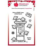 Woodware Clear Singles - Robin Post (4x6 Stamp)