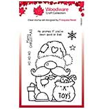 Woodware Clear Singles - Santa Gnome (4x6 Stamp)