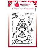 Woodware Clear Singles - Winter Gnome (4x6 Stamp)